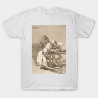 Be Quick, They Are Waking Up by Francisco Goya T-Shirt